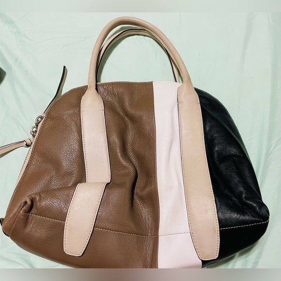 Coach Women's N M1393-30151 Black, Brown, and Cream Shoulder Bag - Picture 6 of 16